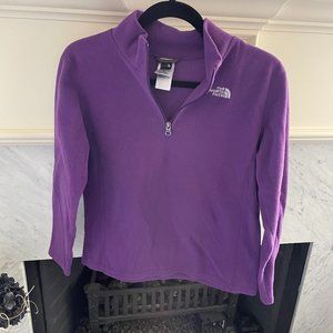 Purple Fleece North Face Pullover